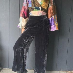 34N 118W slate velvet wide leg pant Sz M